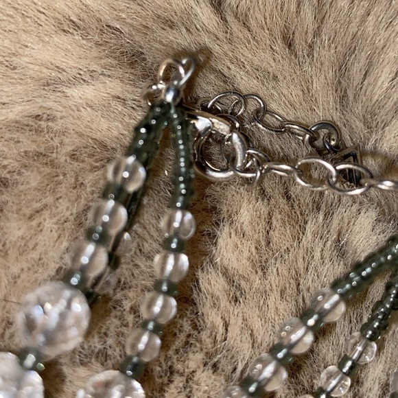 Silpada Sterling Rock Crystal Beaded 3 Strand w Pearl Necklace 18” + 2.5 - Picture 8 of 8